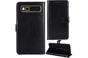 Tnviud Stand Premium Retro Business Flip Leather Case Protector Bumper for AGM M11 4G 2.8" Protection Phone Cover Skin Folio 