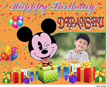 Chitransh Birthday Theme Party Background Flex Banner With