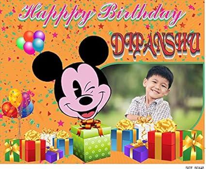 Chitransh Birthday Theme Party Background Flex Banner With