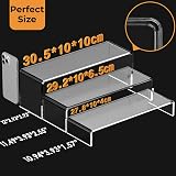 MerryNine Acrylic Risers Display Set 2x3 Sizes Clear U-Shape Stand view 2