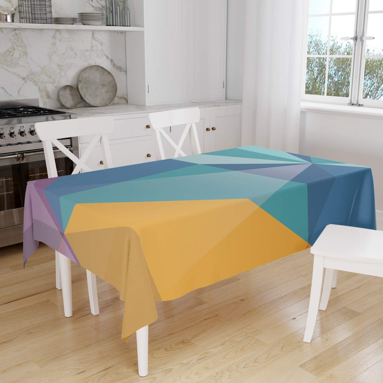 Bonamaison Kitchen Decoration, Tablecloth, 140cm x 160cm - Designed and Manufactured in Turkey
