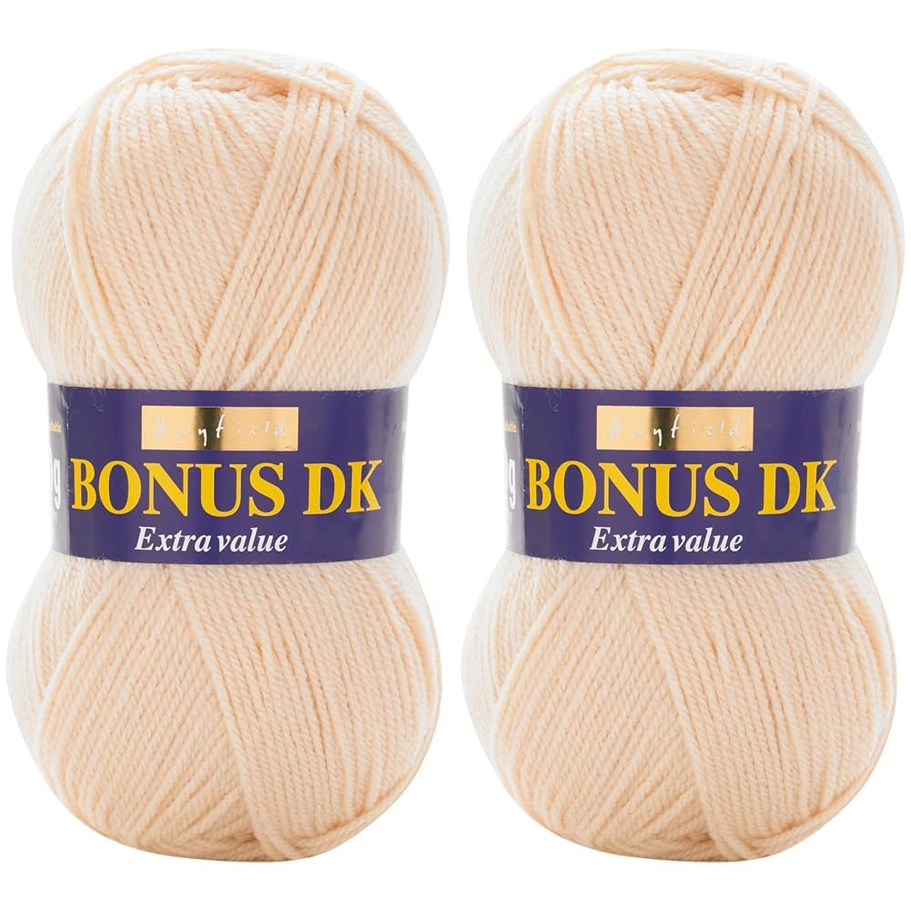 Sirdar Hayfield Bonus DK Double Knitting - 100g Biscuit (963) 19 x 9 x 9 cm (Pack of 2)