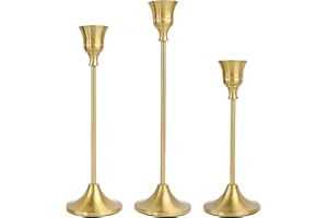 Candlestick Holders Taper Candle Holders, Metal Candle Stand Vintage Modern Decorative Centerpiece for Wedding Housewarming G
