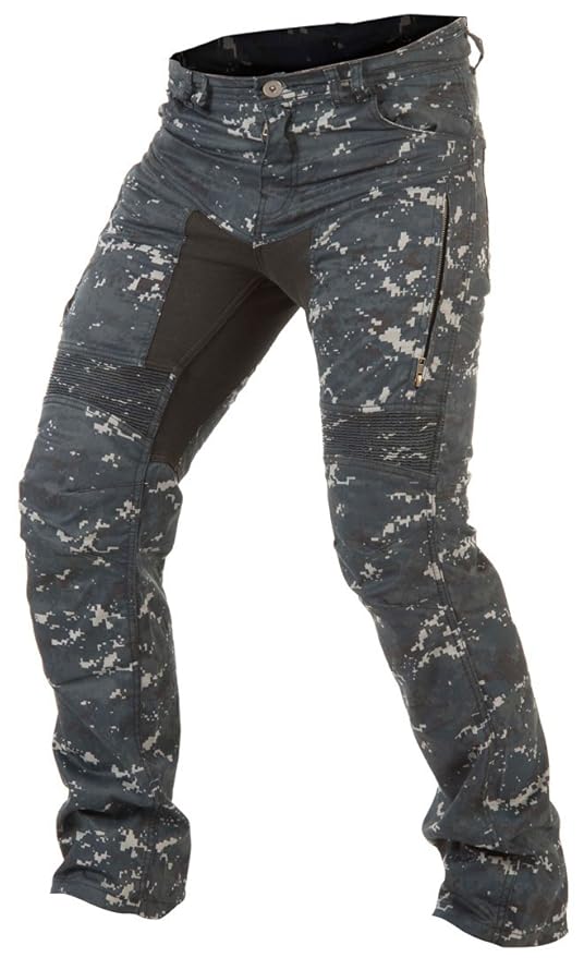 Trilobite Parado Jeans Digi Camo Herren Motorrad Hose Blau Protektoren Aramid Stretch Länge 32, 38066104