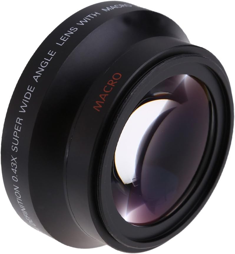 Lightdow High Definition 67mm Filter Thread 0.43x Wide Angle Macro Lens
