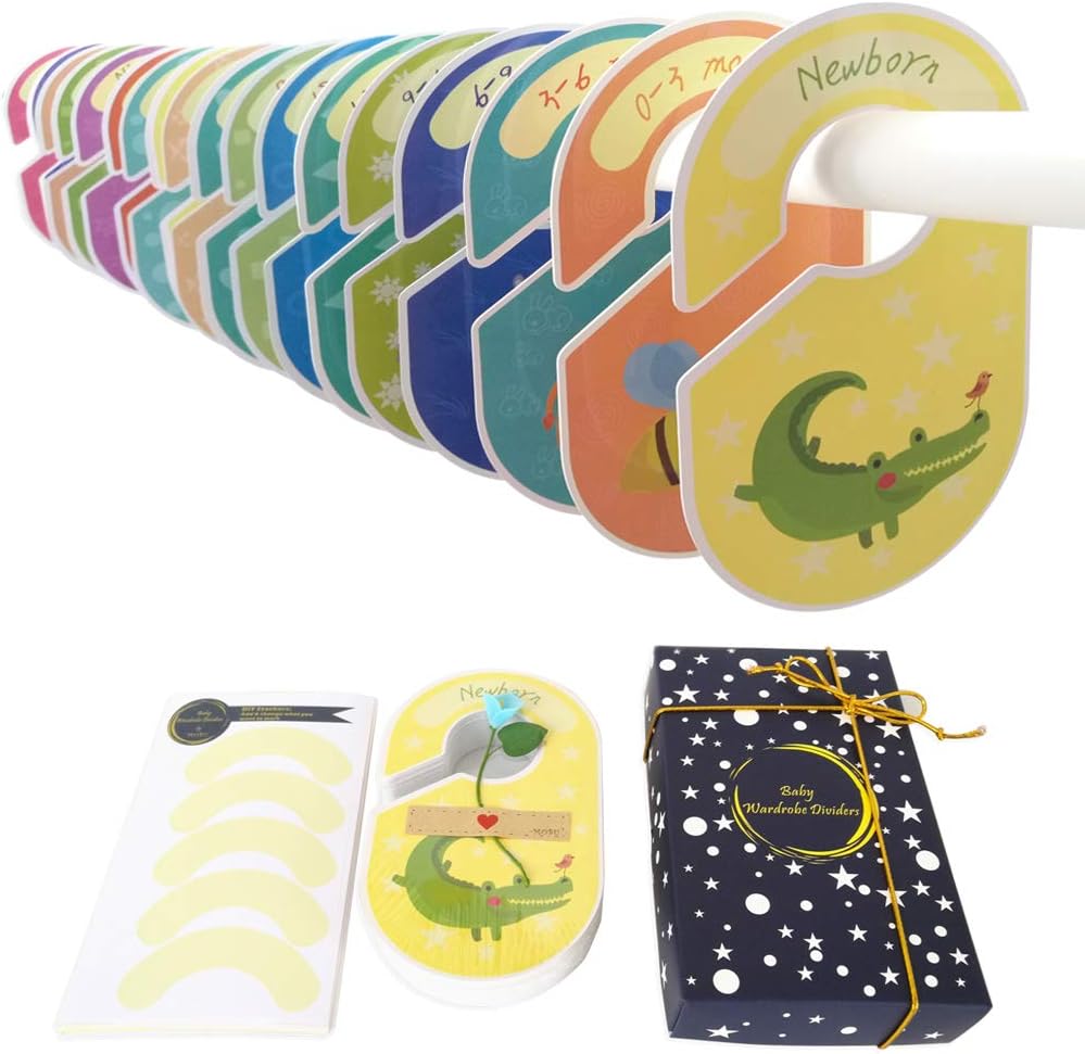 Baby Wardrobe Dividers 8 pcs Baby Closet Dividers (Luxury Set)