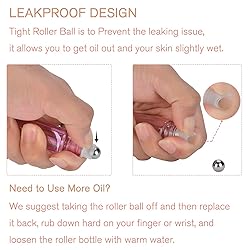 PrettyCare 24 Pack, 10 ml Essential Oil Roller