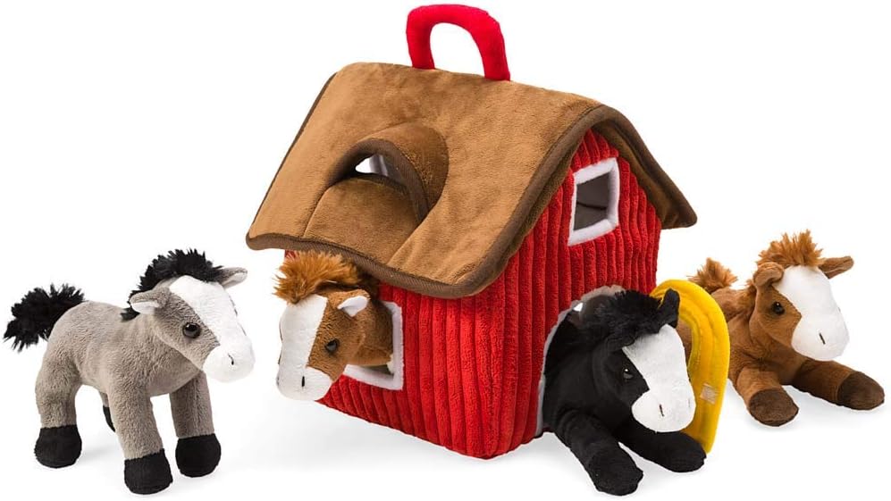 HearthSong On-The-Go Animal Homes - Horses