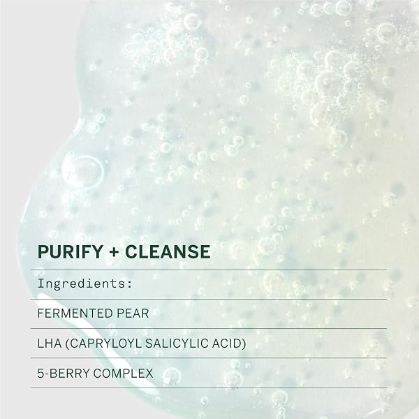 FACETORY URBAN CALM HYDRATING FACE WASH FOR WOMEN, GENTLE GEL FACIAL CLEANSER WITH FERMENTED PEAR & LHA, SENSITIVE SKIN FACE WASH & DAILY MAKEUP REMOVER FOR OILY, DRY & COMBINATION SKIN – 1 FL OZ