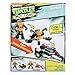 Teenage Mutant Ninja Turtles Figure to Vehicle- Raphael to Stealth Cycle