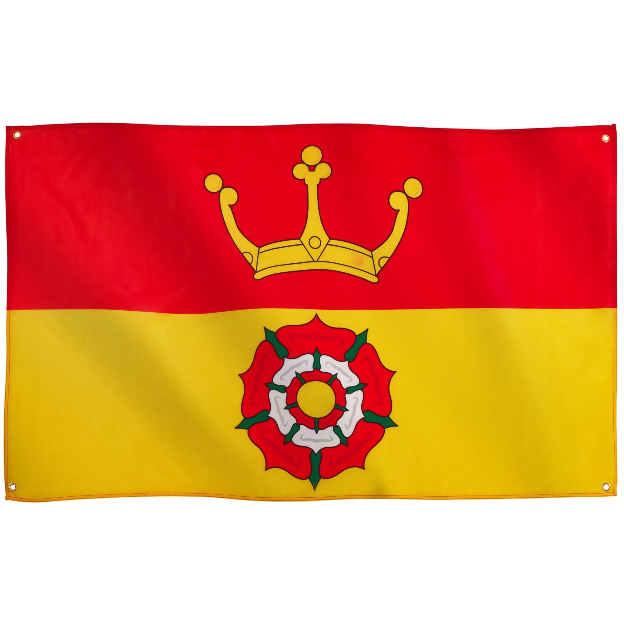 Runesol Hampshire Flag, 91x152cm, 3ft x 5ft, 4 Grommets, Eyelet In Every Corner, Hampshire Day, British Regional Flag, Premium Flags, Inside, Outside, Banner, Vivid Colours — image 1
