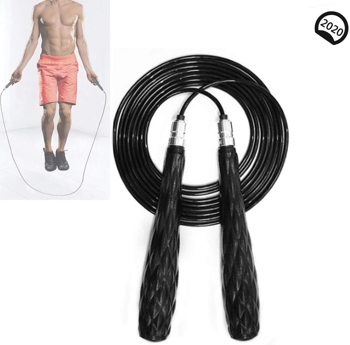 Skipping Rope Adult Students Racing Skipping Rope, SelfLocking Bearing Steel Wire
