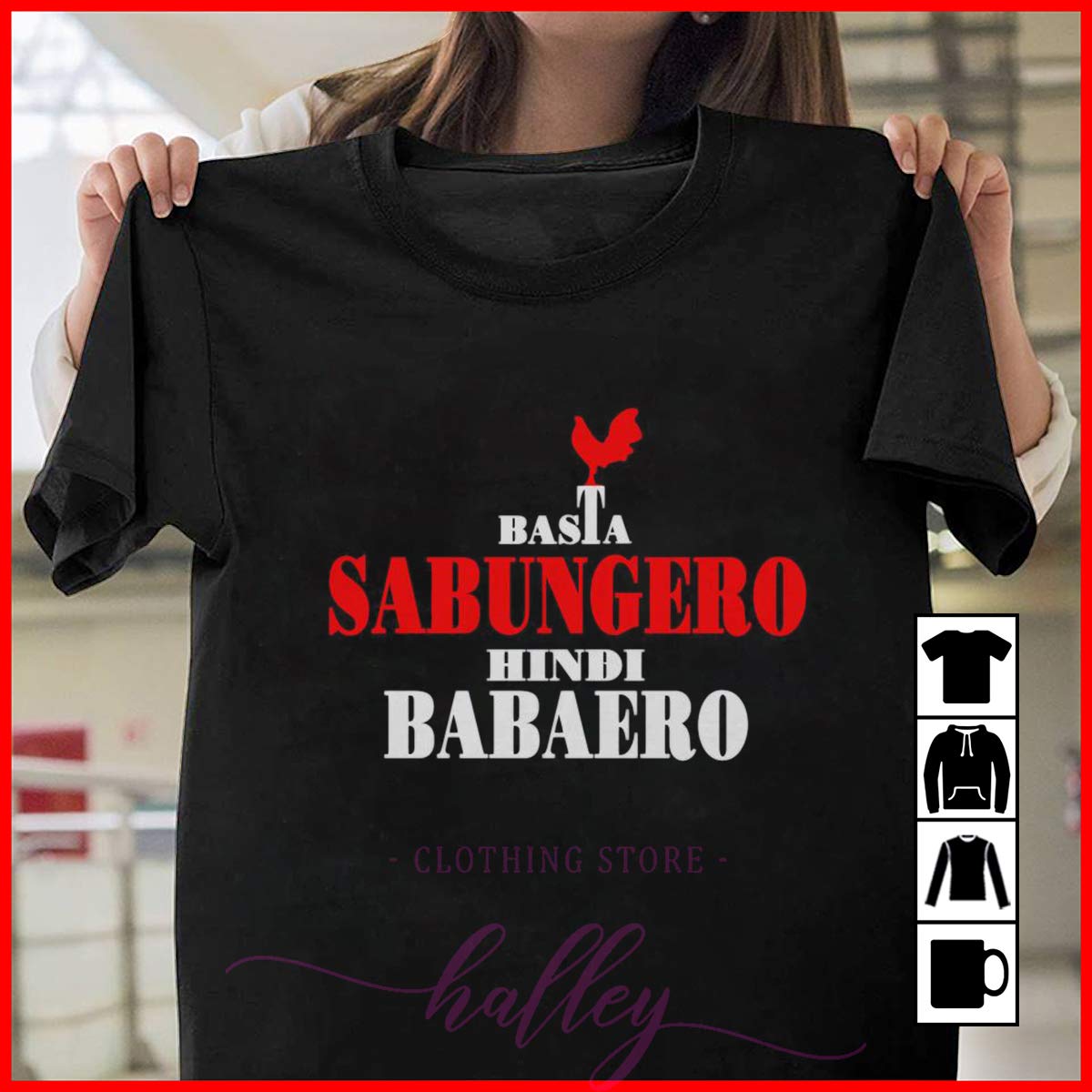 Basta Sabungero Hindi Babaero T Shirt Tank Top Kitilan