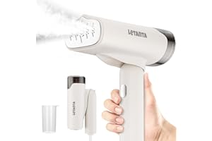 LETANTA 2025 New Foldable Clothes Steamer Handheld, 1000W Travel Garment Steamer Iron for Clothes with 150ml Tank for Home, O
