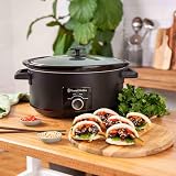 Russell Hobbs Slow Cooker 7L 320W Matte Black Stainless Steel 3 Settings view 5
