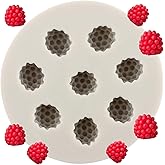 MINFEIDMS Raspberry Fondant Molds Raspberry Silicone Mold For Cake Decorating Cupcake Topper Candy Chocolate Gum Paste Polymer Clay