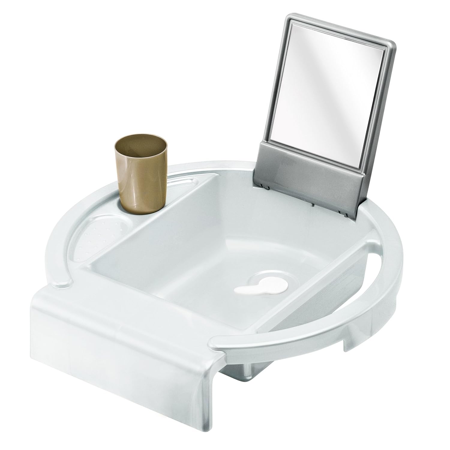 Rotho Babydesign Kiddy Wash Lavabo Suspendre Sur La Baignoire Blanc 