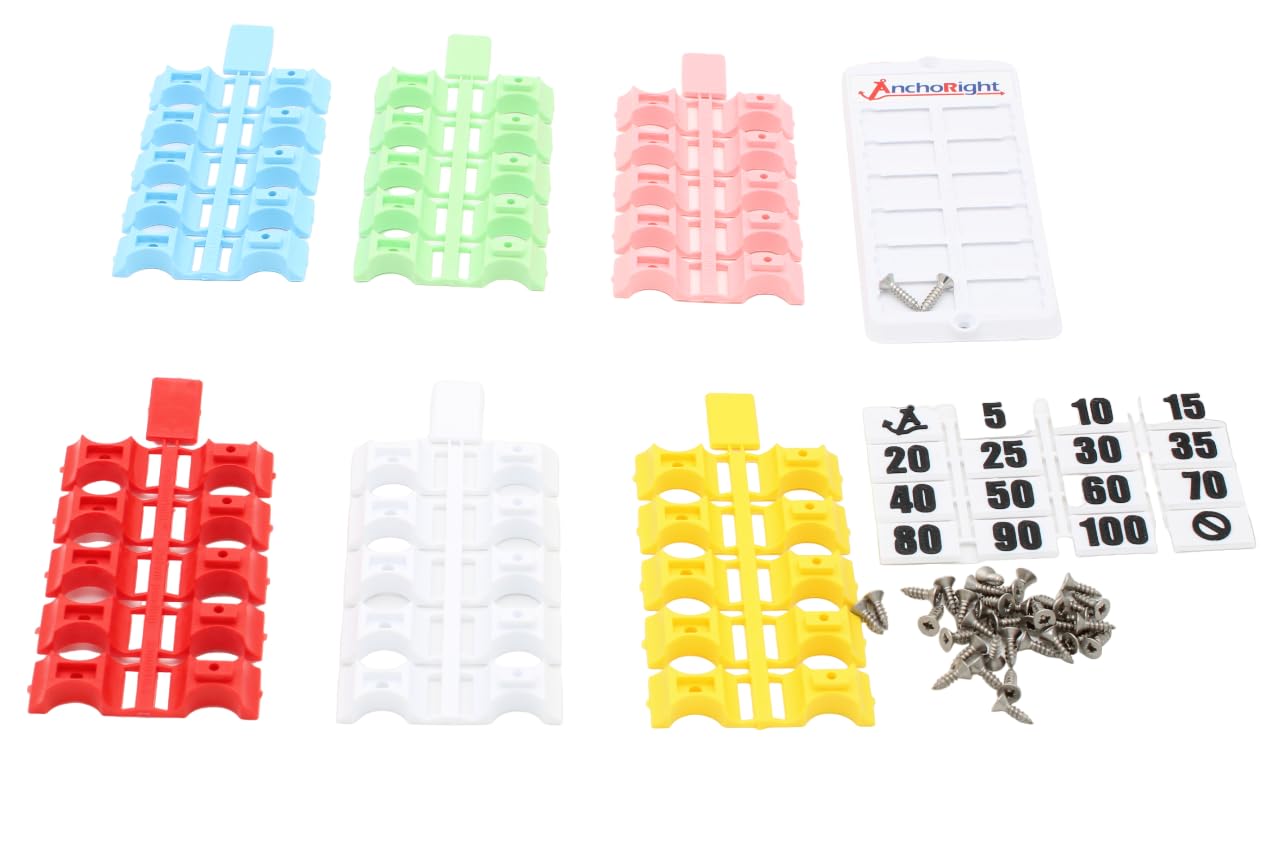 AnchoRight Other Nuevo 2024-ANCHORIGHT 10 mm 30 UNIDADES 6 Colours AOS1006, Multicoloured, One Size