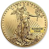 1986 - Present (Random Year) American Gold Eagle 1/10th oz Bullion Coin with Certificate of Authenticity $5 Seller Uncirculated