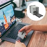 WPPNMY 5.25in to 5x 3.5in Hard Drive Cage w/ Cooling Fan Silver view 6