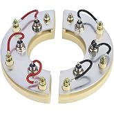 Oumefar RSK2001 Rotating Rectifier Module 25A 1200V Bridge Rectifier | Generator Accessory Kit with Varistor for Stamford UC Series Brushless Alternator Excitation Replacement