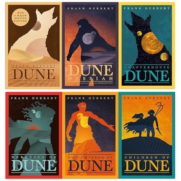 Frank Herbert Dune Series Collection 6 Books Collection 50th anniversary edition Guatemala