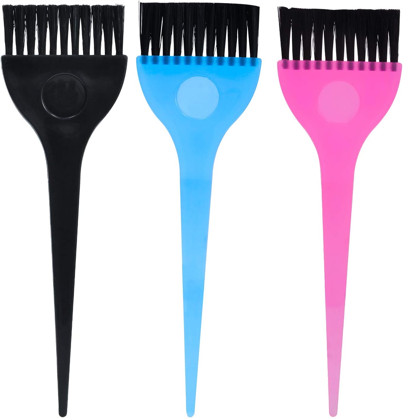 Geviro 3 Pack Hair Dye Brushes Hair Coloring Dyeing Kit Hair Color Tint