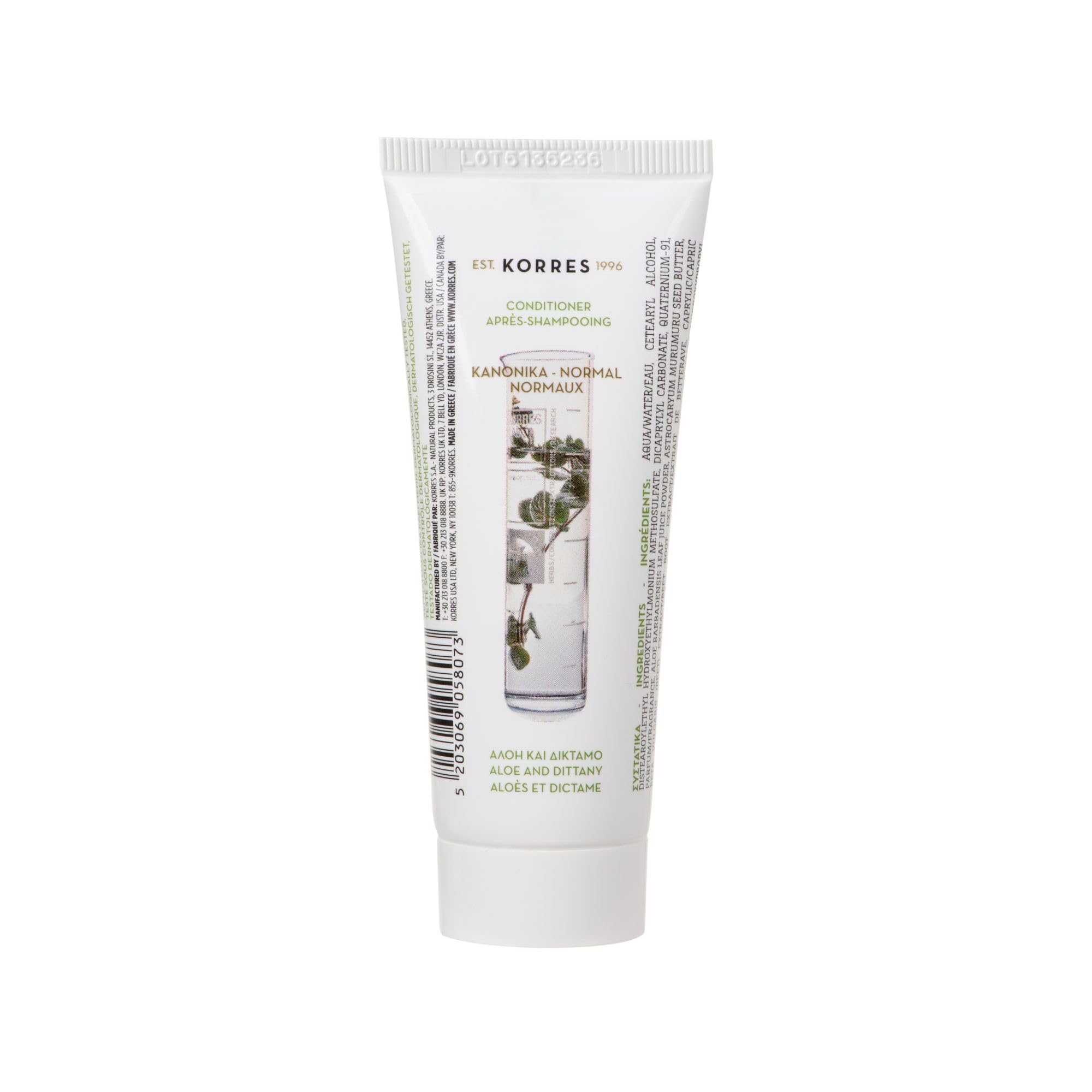 KORRES Conditioner Aloe and Dittany for Normal Hair 200 ml