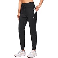 G Gradual Women's Fleece Lined Joggers High Waisted Water Resistant Thermal Winter Sweatpants Running Hiking Pockets