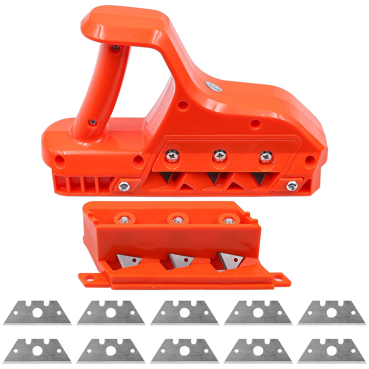 Tiardey Gypsum Board Chamferer Plane Drywall Edge Chamfer Tool Woodworking Hand Tool Chamfer Tools (45° + 60°)