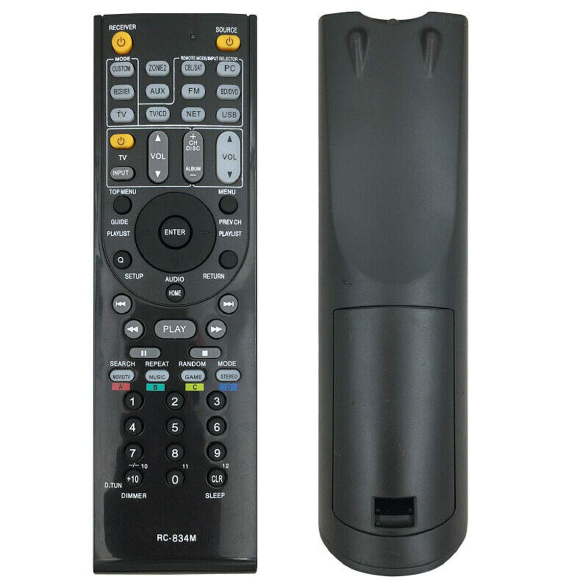 BOTTMA New Remote Control RC-834M fit for ONKYO power amplifier HT-R758 HT-R791 HT-RC440 TX-NR515 TX-NR727 RC-837M RC-810M RC-812M RC-801M RC-803M