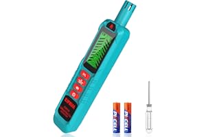 Kiprim Natural Gas Leak Detector Portable Gas Tester with Audible & Visual Alarm,H/L Sensitive Mode to Locate Combustible Sources Propane for Home,Batteries Included