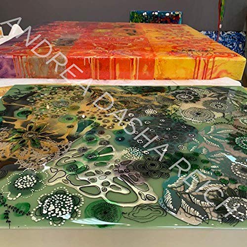 MASTERCAST 1-2-1 Epoxidharz mit Härter Set zum GieÃen 400 g fuÌr Fluid-Painting | glasklar und UV stabilisiert | Clear Epoxy Casting Pouring Resin | 2K GieÃharz farblos fuÌr DIY Kunst Leinwand Holz Glas – Bild 8