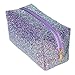 Colorful Glitter Shine Cosmetic Pouch Waterproof Zipper Handbag Carry Case Organizer Travel Case (purple)