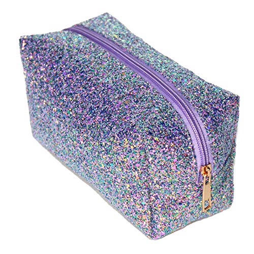 Glitter Bag. Colorful Glitter Shine Cosmetic Pouch Waterproof Zipper