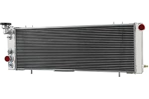 AW ALLOYWORKS ALLOYWORKS 4 Row All Aluminum Radiator For 1991-2001 Jeep Cherokee XJ/Comanche l4/l6 AT/MT