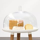 DOITOOL Copertura A Cupola Per Torte, Rettangolare, Trasparente, Per Servire Torte, Formaggi, Pane, Dessert, Snack (42 X 32,5 Cm - 6