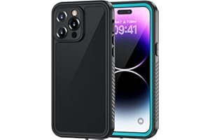 Lanhiem for iPhone 14 Pro Case, IP68 Waterproof Dustproof Shockproof Case with Built-in Screen Protector, Full Body Sealed Un