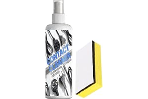 Electronic Cleaner,100ml Plug Cleaning Spray - Fast Drying Anti-Rust Electric Contact Spray Cleaner with Sponge,for Home Car 
