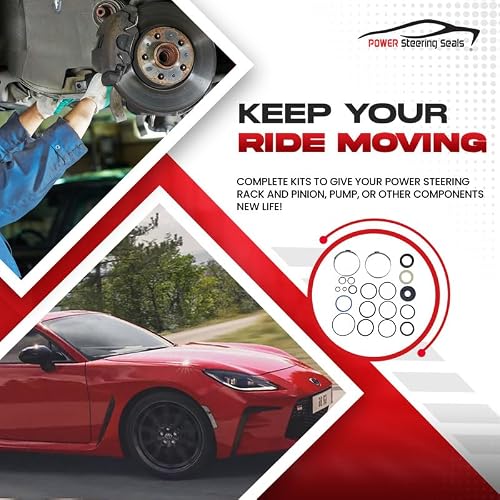 Complete Power Steering Seal Kit For 1998-2000 Honda Civic - Rack And Pinion Repair Seals
