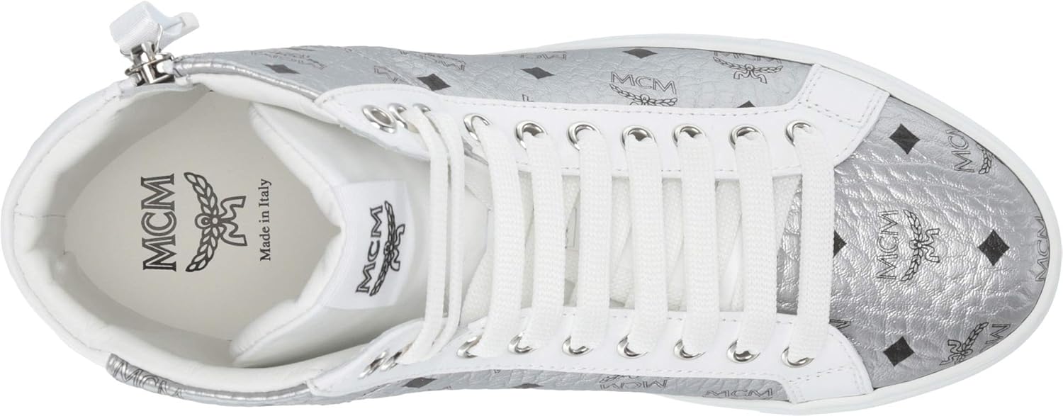 women's mcm high top sneakers