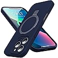 Mag-Ring Designed for iPhone 16 Pro Max Case, Liquid Silicone [Moisturizing Factor] Extreme Soft Slim Phone Case with Stand [Compatible with MagSafe]for 16 Pro Max 6.9 inch Men Women,
