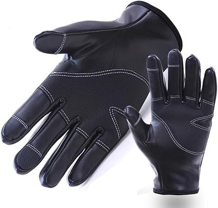 leather mountain bike gloves