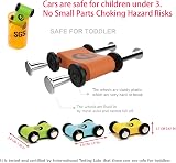TOWO Zig Zag Ramp Toy – Slide Track with 4 Cars & Rooftop Parking Playset view 6