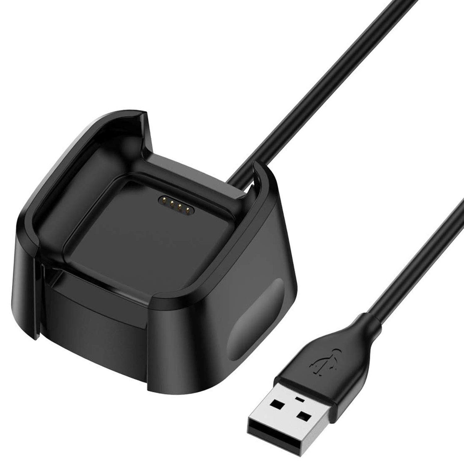 TECHGEAR Replacement USB Charger Cable Dock Compatible with Fitbit Versa 2 / Versa 2 SE, USB Charging Power Cradle for Fitbit Versa 2/2 SE, Heart Rate & Fitness Activity Tracker, SmartWatch