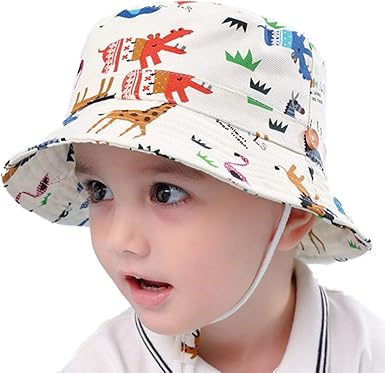 boy sun hat with chin strap