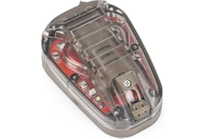 NOBUHIRO Tactical Helmet Signal Light Optional 4 Modes with Visible LED + IR Constant-on/Strobe, Waterproof Ladybird Survival Identification Lamp for Outdoor Sports