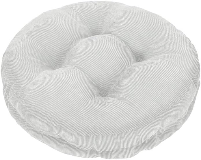 NuvoLe Home 14” Round Bar Stool Cushion with Elastic, Padded to Give Your Old Stool a New Looking, Machine Washable