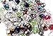 Catholic Rosary Multi Color Beads Necklace with Holy Soil Medal & Metal Cross