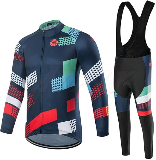 Camiseta De Ciclismo Para Hombre - Manga Larga, Poliéster, Secado Rápido Y Transpirable, Ideal Para MTB Y Deporte